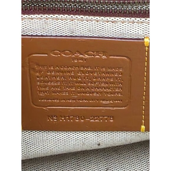 Coach 1941‎ Genuine Leather DAKOTAH Satchel Beechwood Shoulder Handbag Crossbody - Picture 4 of 16